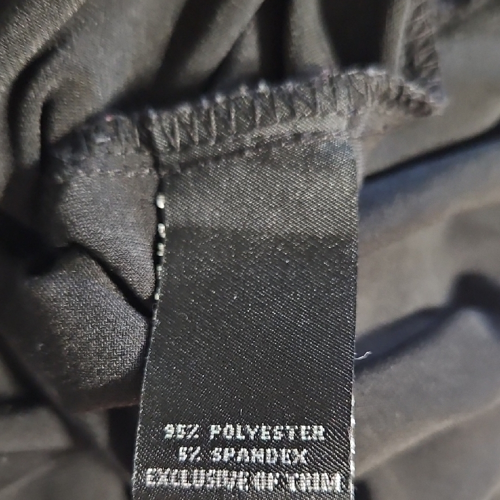 Chic Black Lace-Up Women's Blouse - Picture 8 of 8